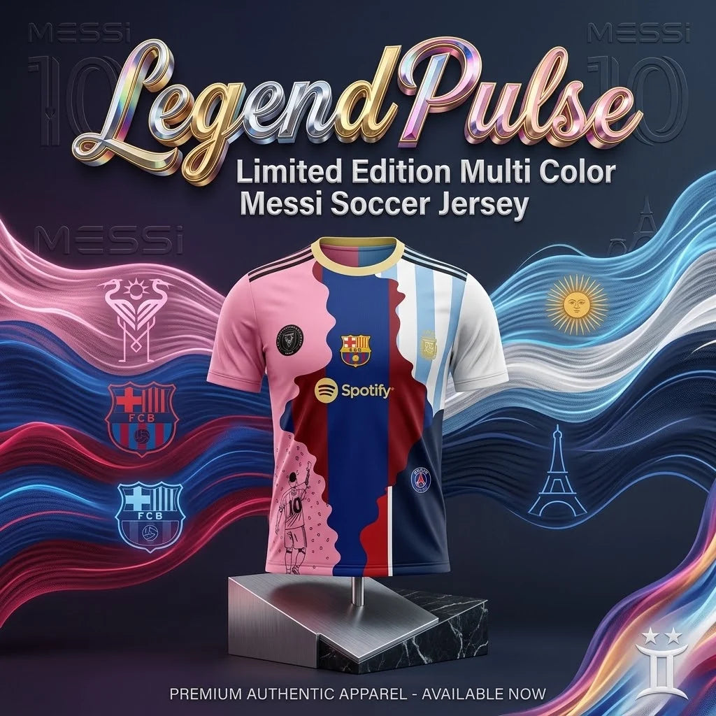 LegendPulse – Limited Edition Multi Color Messi Soccer Jersey