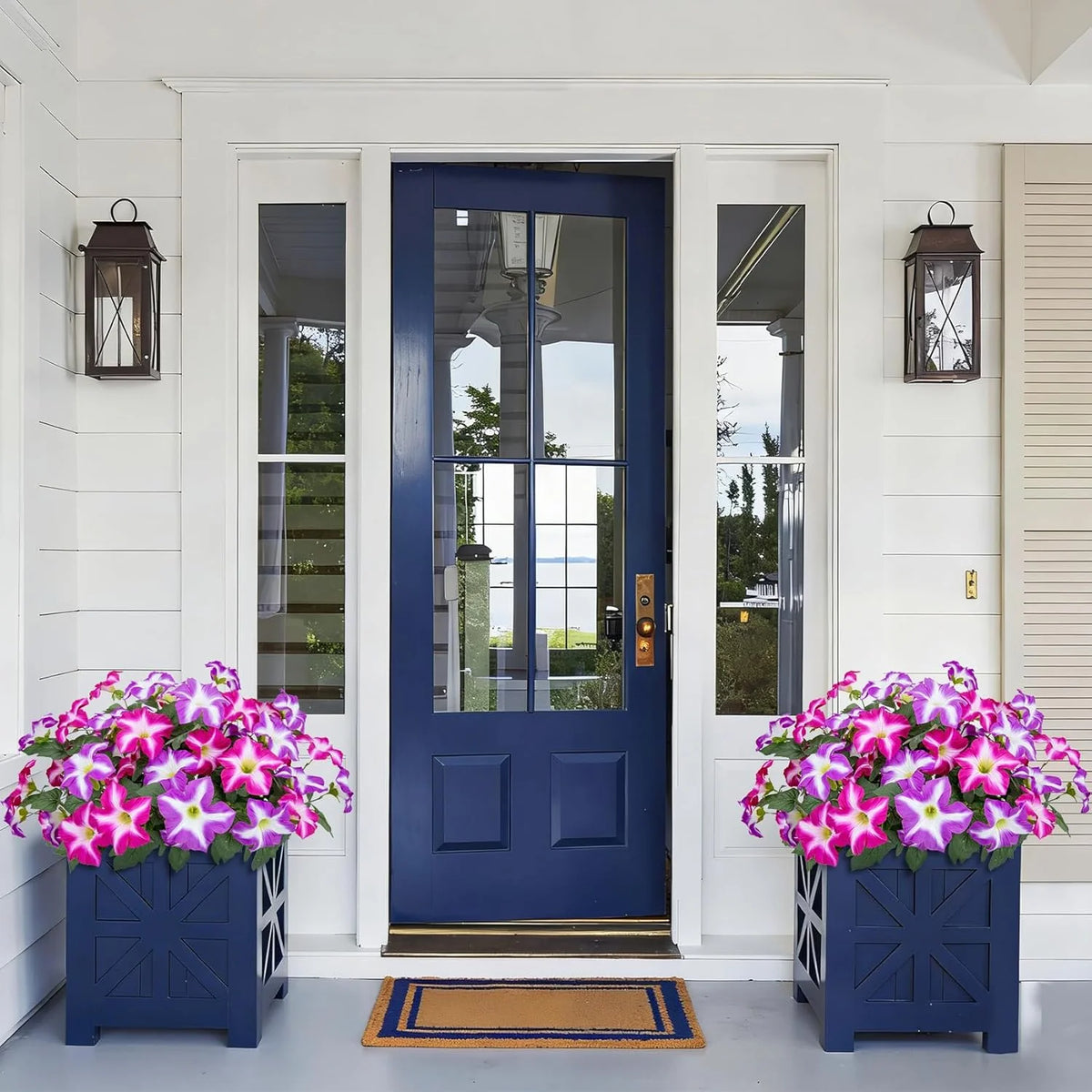 BloomCharm – Fade Proof Artificial Petunia Bouquet