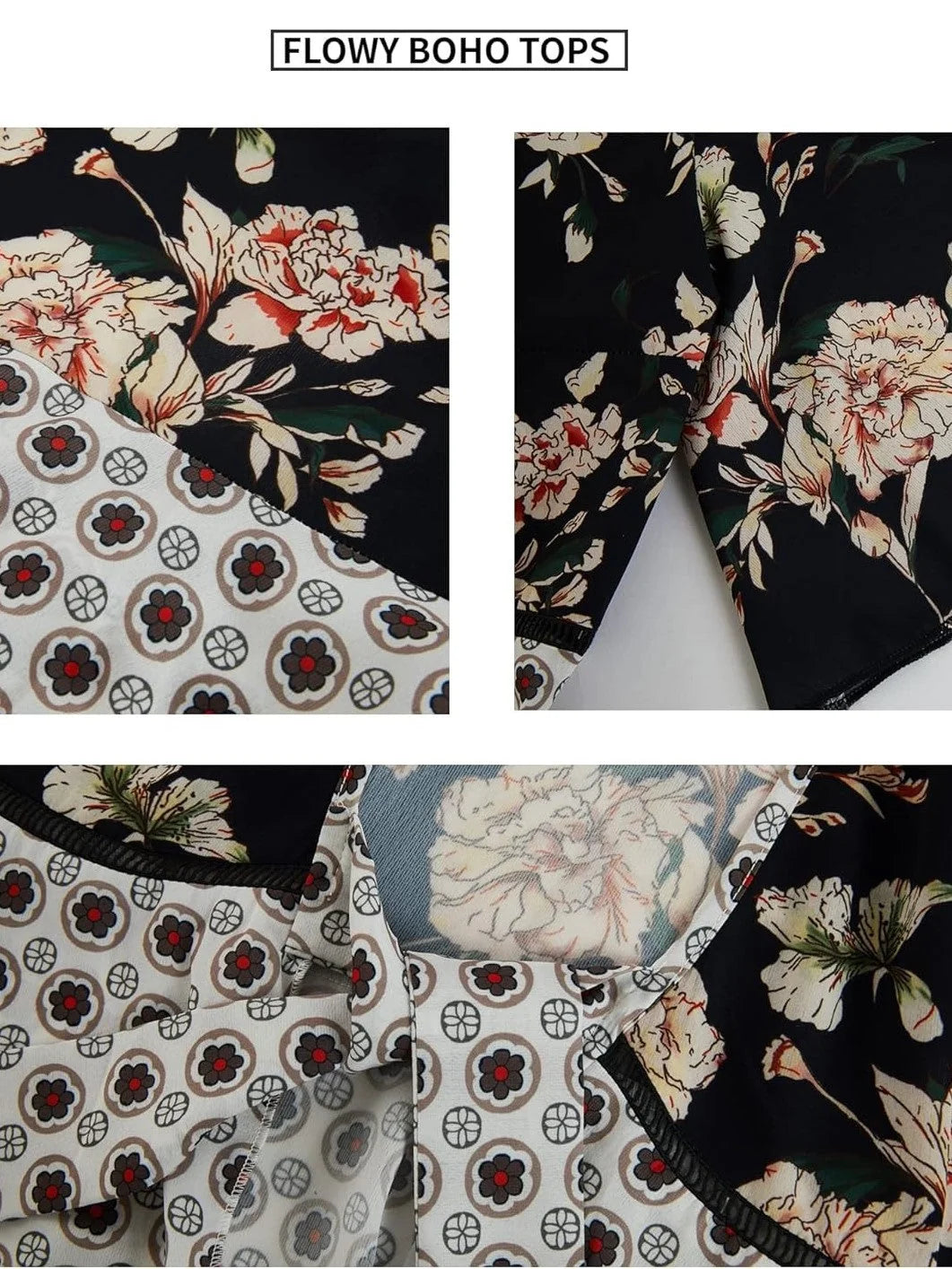 BloomBreeze – Floral Kimono Flowy Boho Cover Up