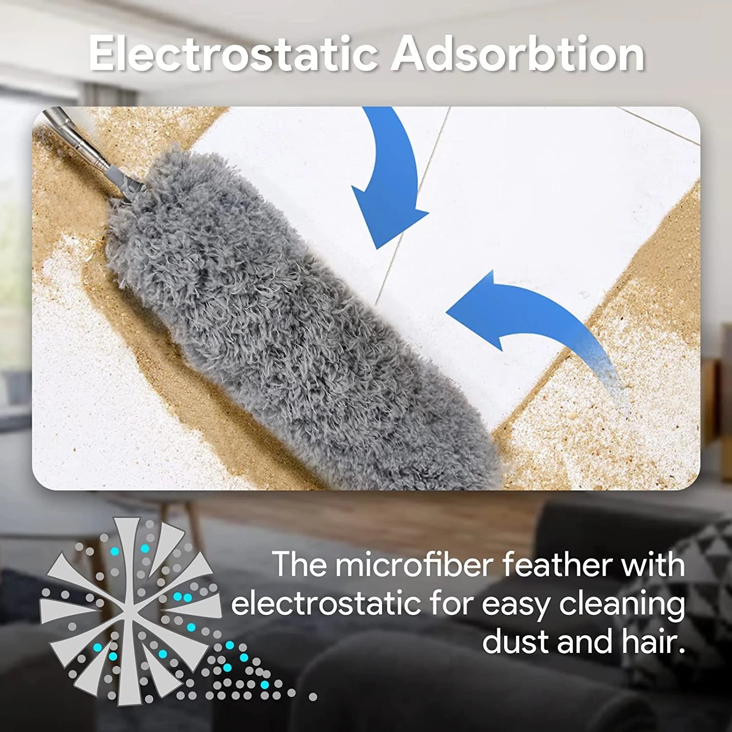 DustEase – Retractable Microfiber Duster
