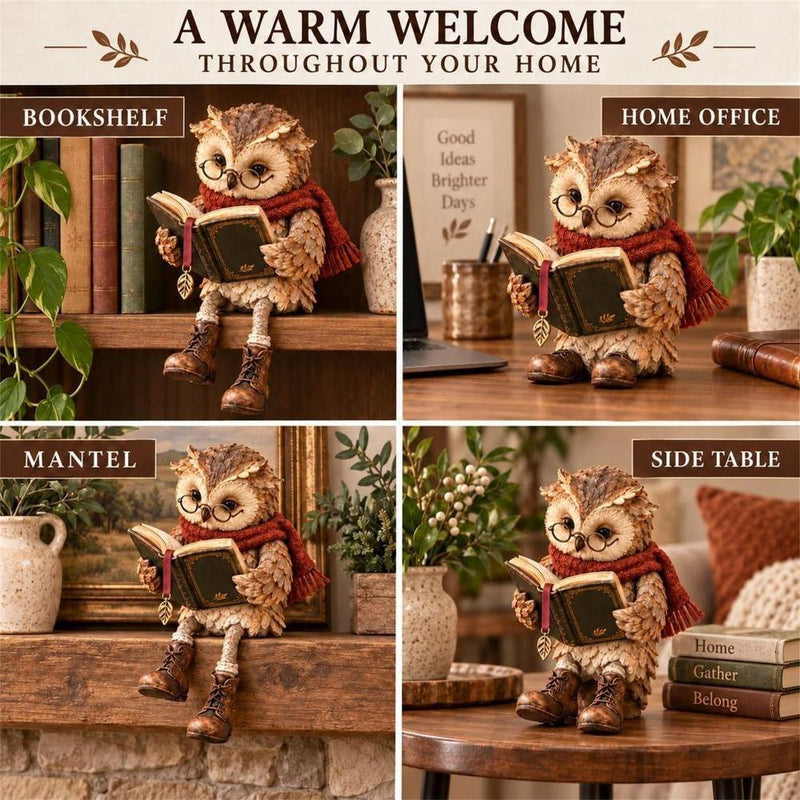 StoryHaven – Reading Owl Figurine