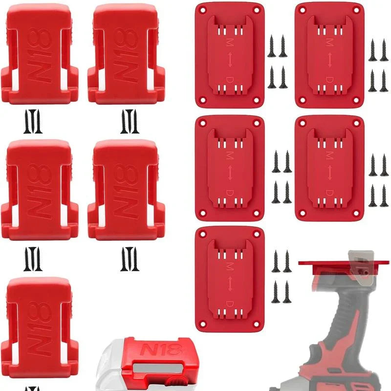 VoltRack – 20-Piece Tool & Battery Wall Mount Storage Kit
