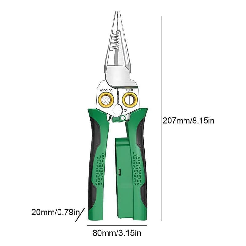 Industrial Grade 8-in-1 Wire Pliers