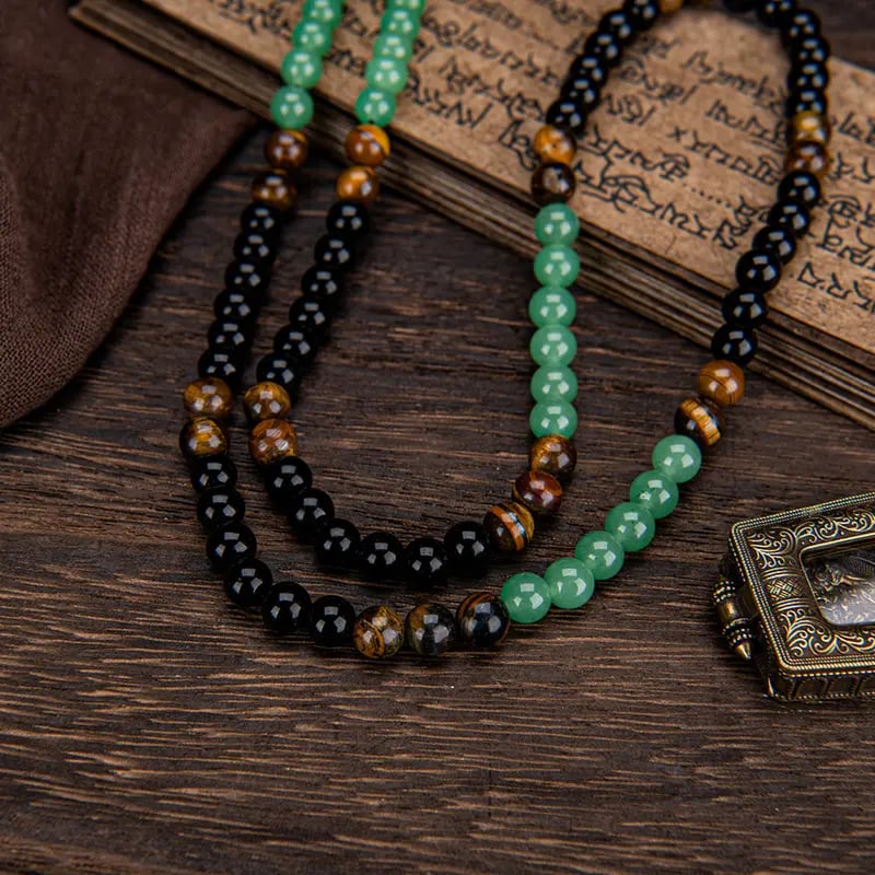 FortuneAura – Green Aventurine Prosperity Pendant