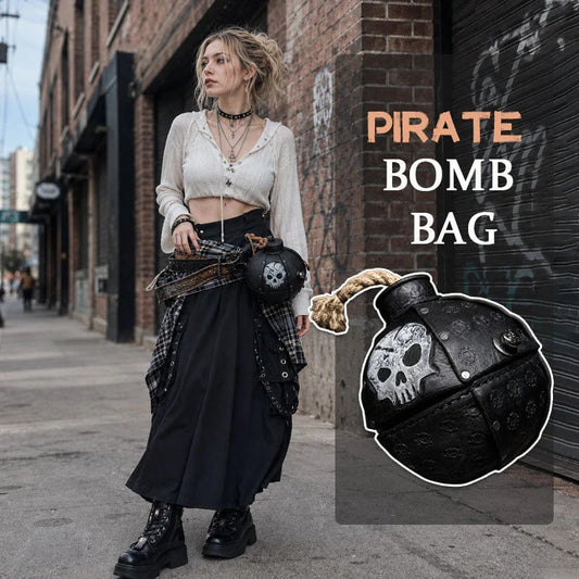 ShadowFuse – Gothic Bomb Shape Fashion Crossbody Bag