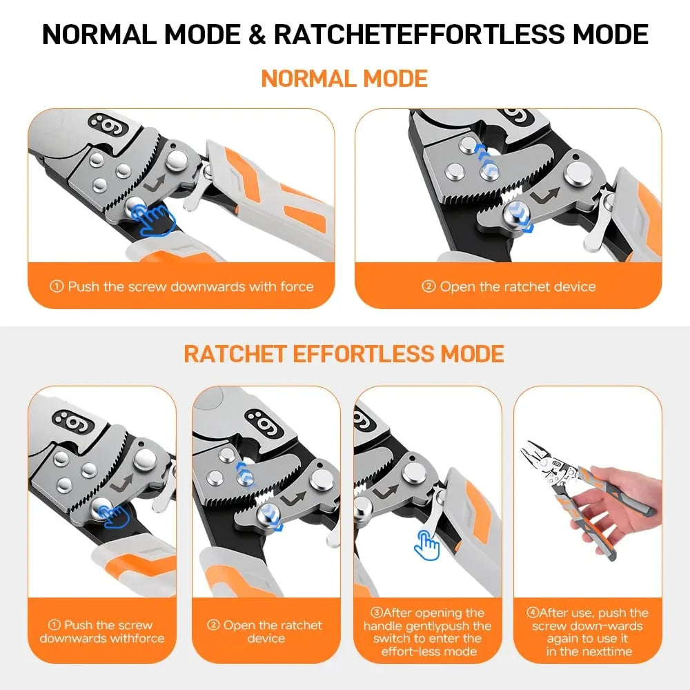 GripForge – 9-Inch Industrial Ratchet Self-Locking Pliers