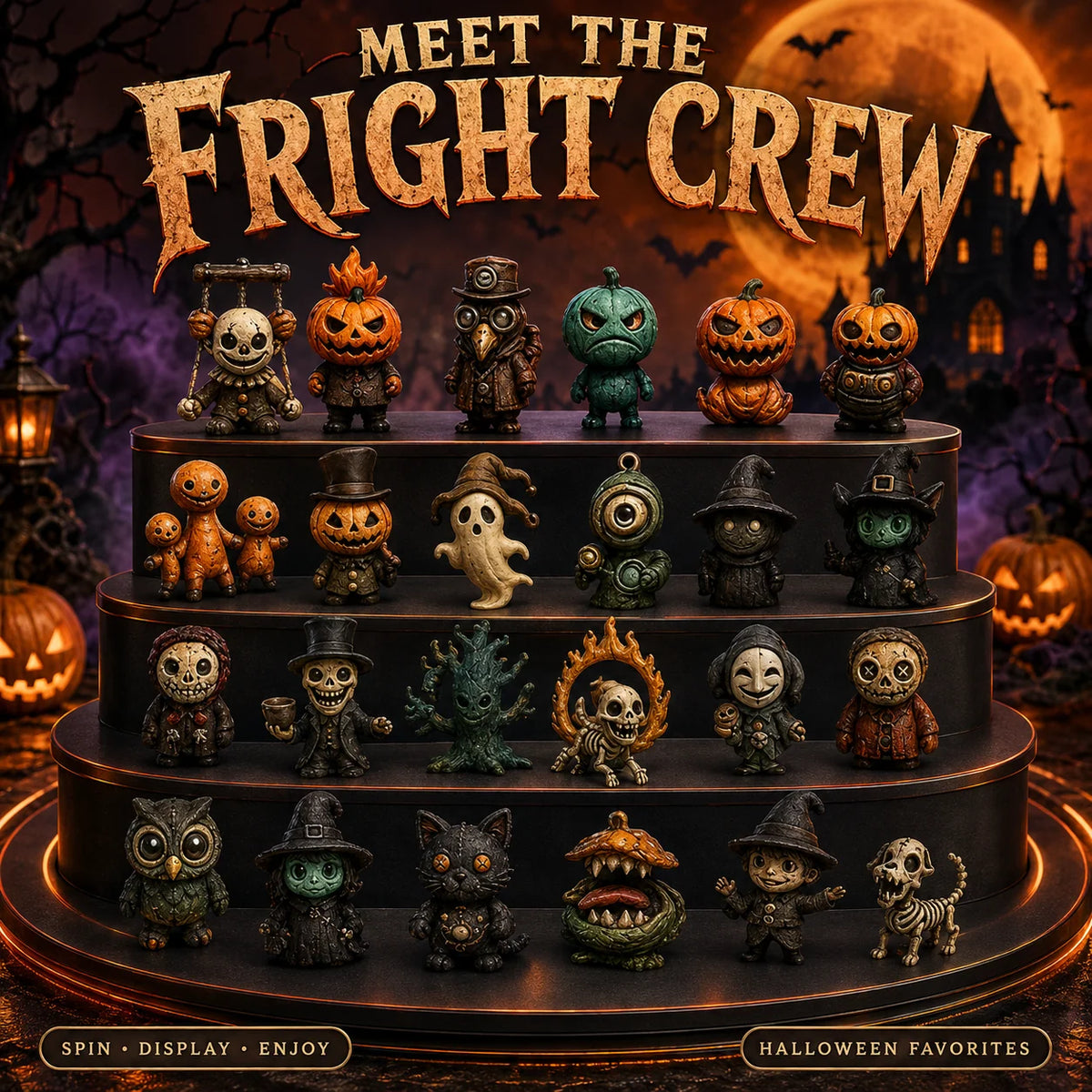 HauntHaven – Halloween Mini Figure Countdown Calendar