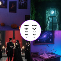 BatBlaze – Colorful 3D LED Bat Decor Set