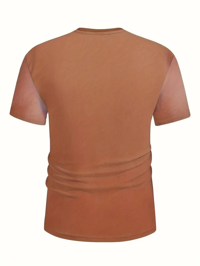 FlexForm – 3D Muscle Print Fitted T-Shirt
