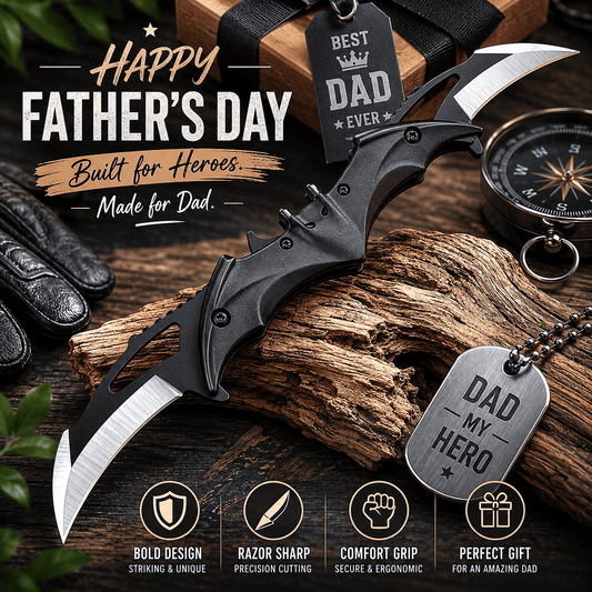 🎁 Father’s Day 50% OFF🔥Dual Blade Tactical Folding Knife