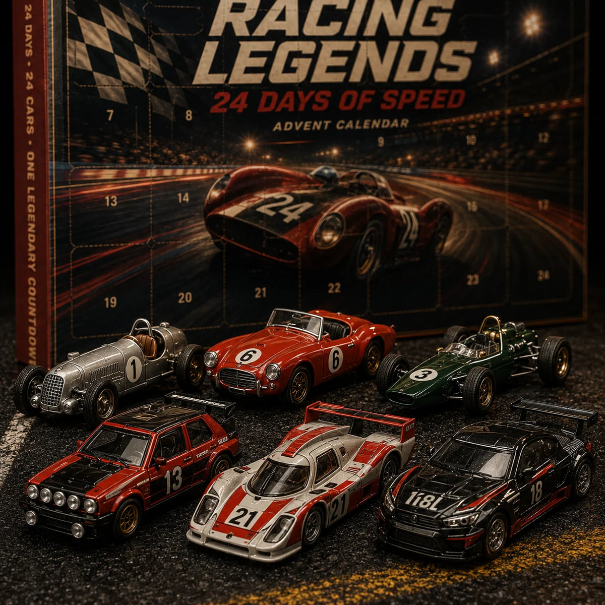 RaceVault – 24-Day Racing Legends Advent Calendar
