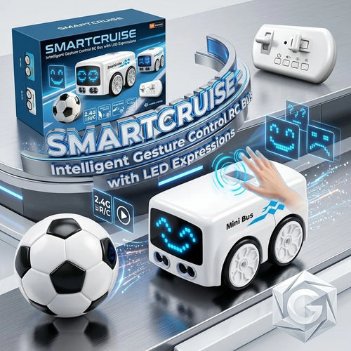 SmartCruise – Intelligent Gesture Control RC Bus with LED Expressions