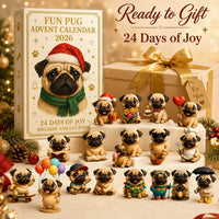 PawsCrest – 24-Day Pug Advent Calendar 2026