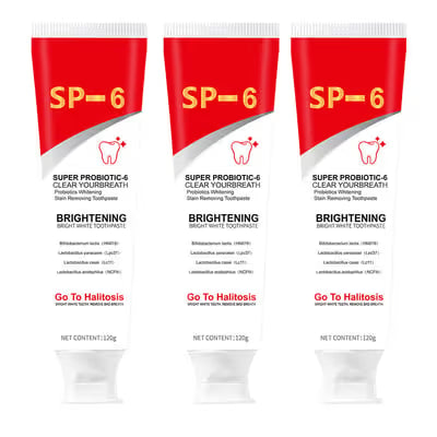 BrightBiome – Probiotic Whitening Toothpaste