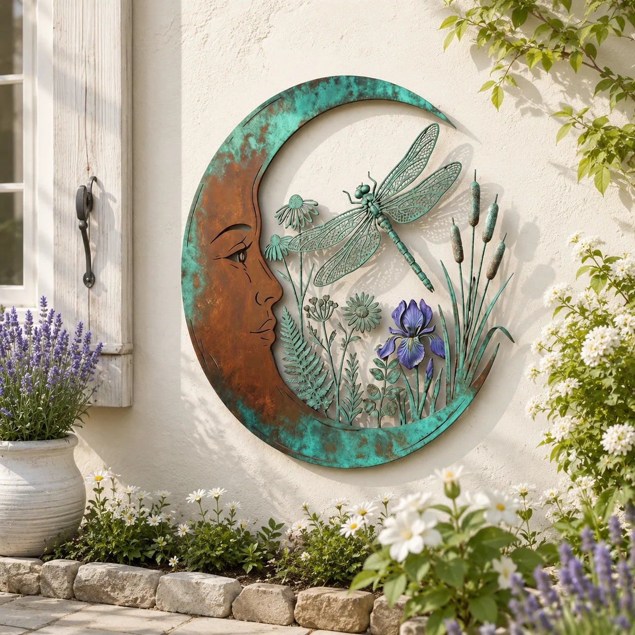 LunaBloom – Moon Fairy Wall Decor