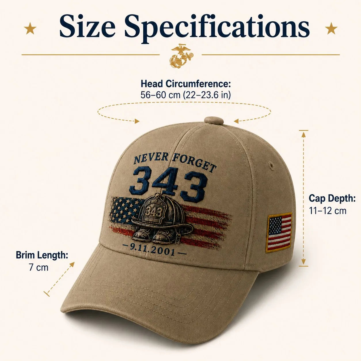 ValorMark – Premium 343 Memorial Legacy Cap