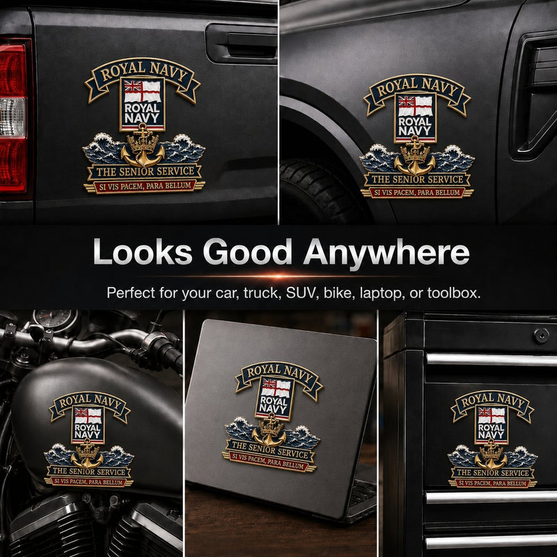 NavyCrest – Royal Navy Tribute Car Emblem