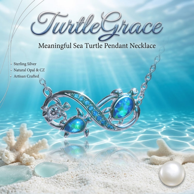 TurtleGrace – Meaningful Sea Turtle Pendant Necklace