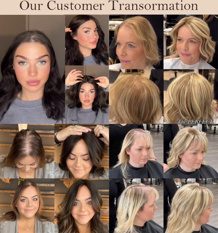 VelisseBloom – Lightweight Wavy Hair Topper