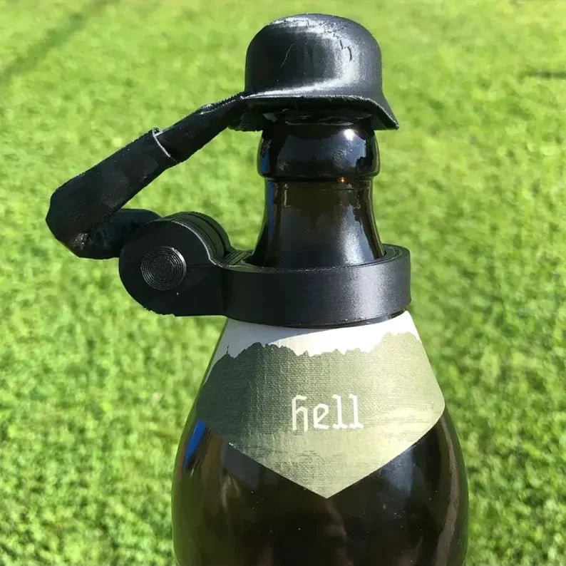 BrewGuard – Tactical Soldier Beer Bottle Helmet