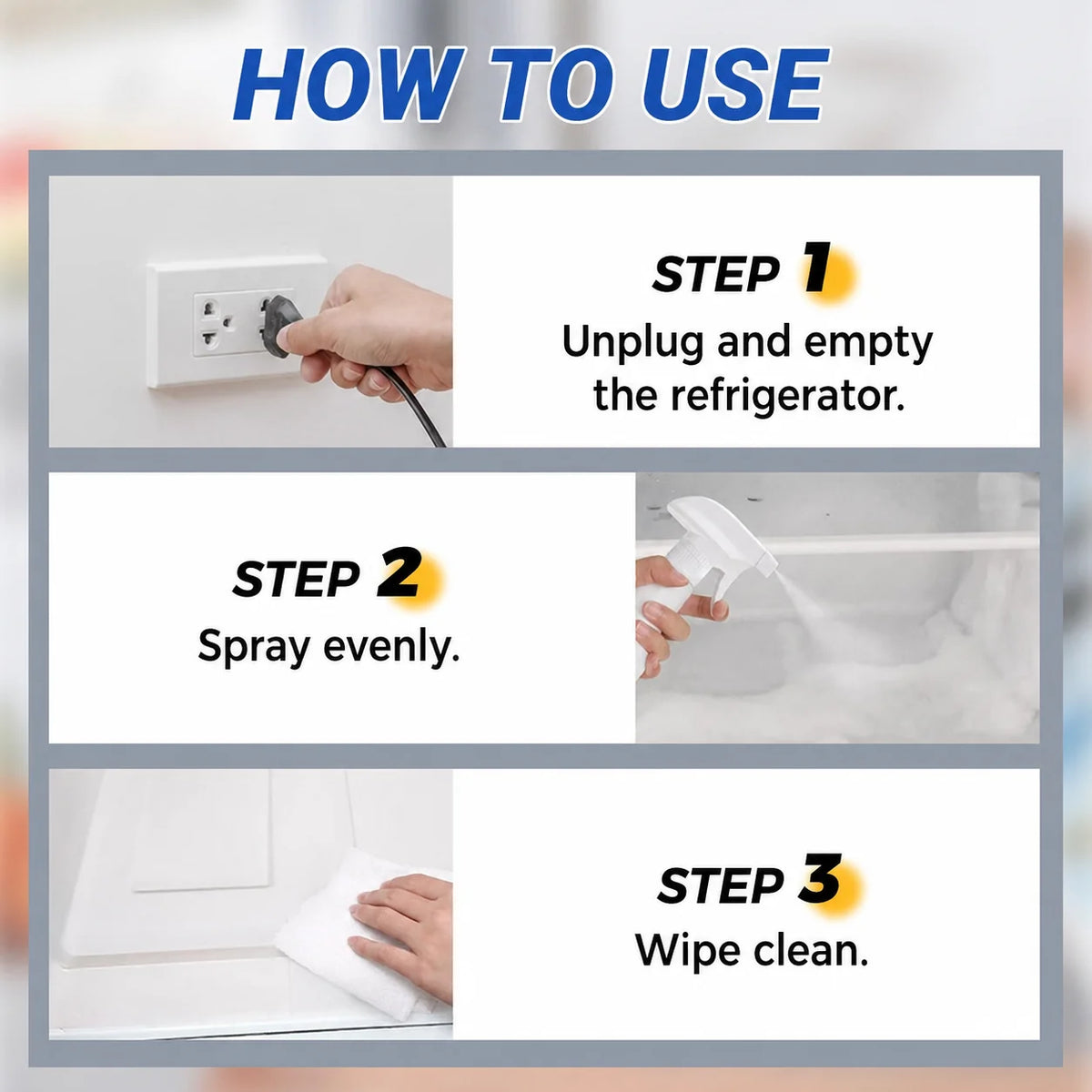 FrostEase – Fridge & Freezer Defrosting Spray