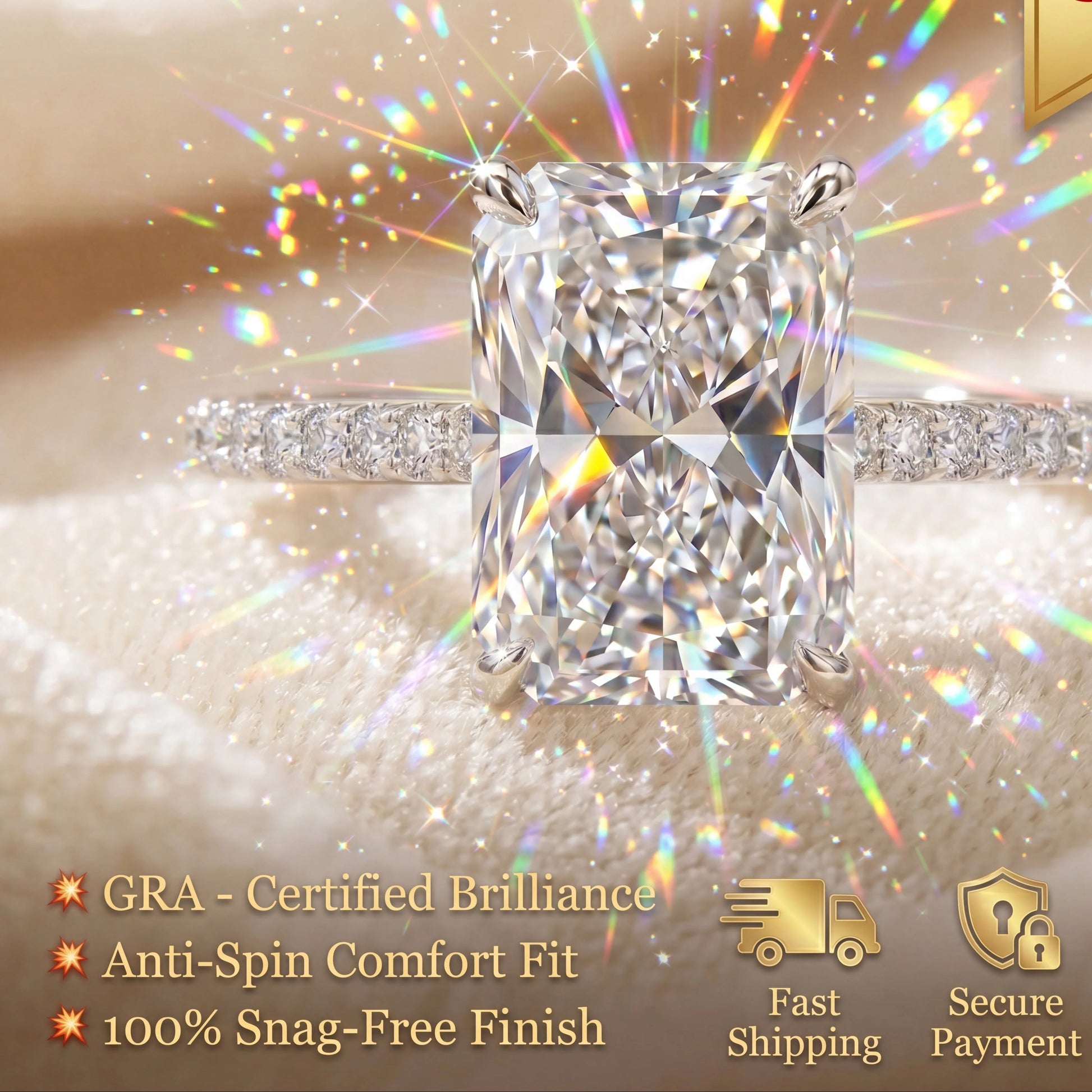 Lumière – Radiant Cut Luxury Statement Ring