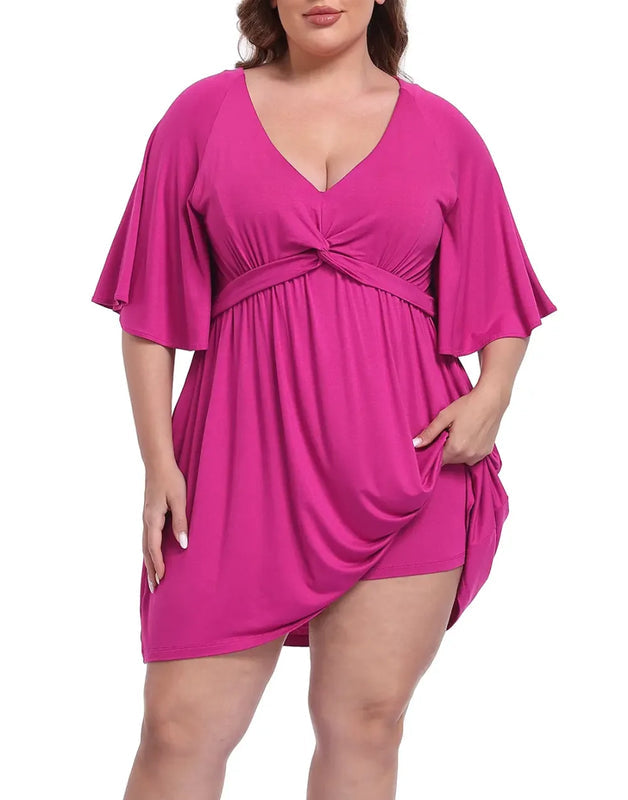 CurvaBelle – Plus Size Romper Dress