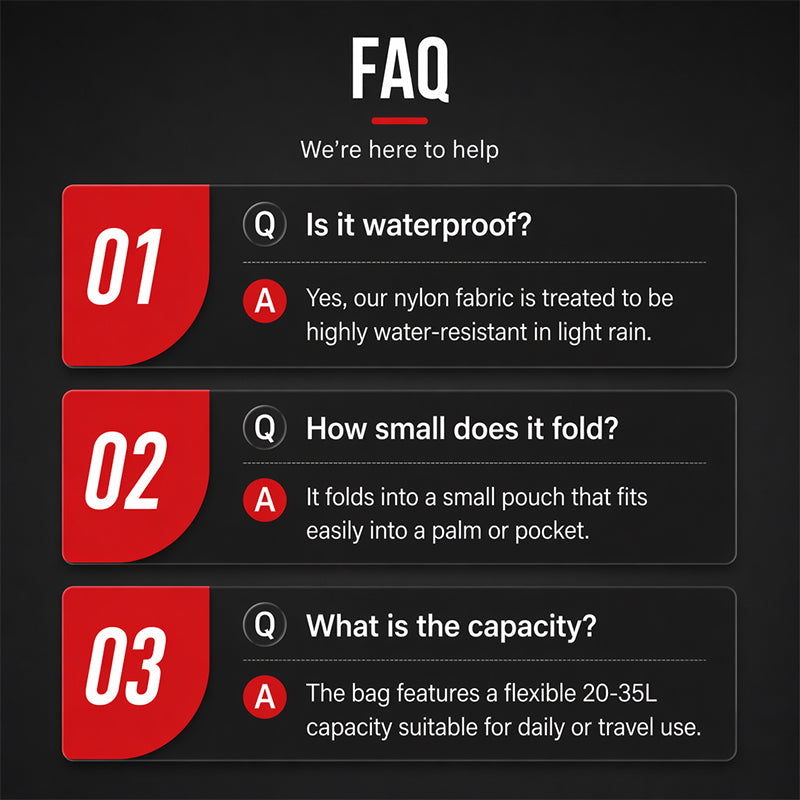 TravelNest – Foldable Water-Resistant Daypack