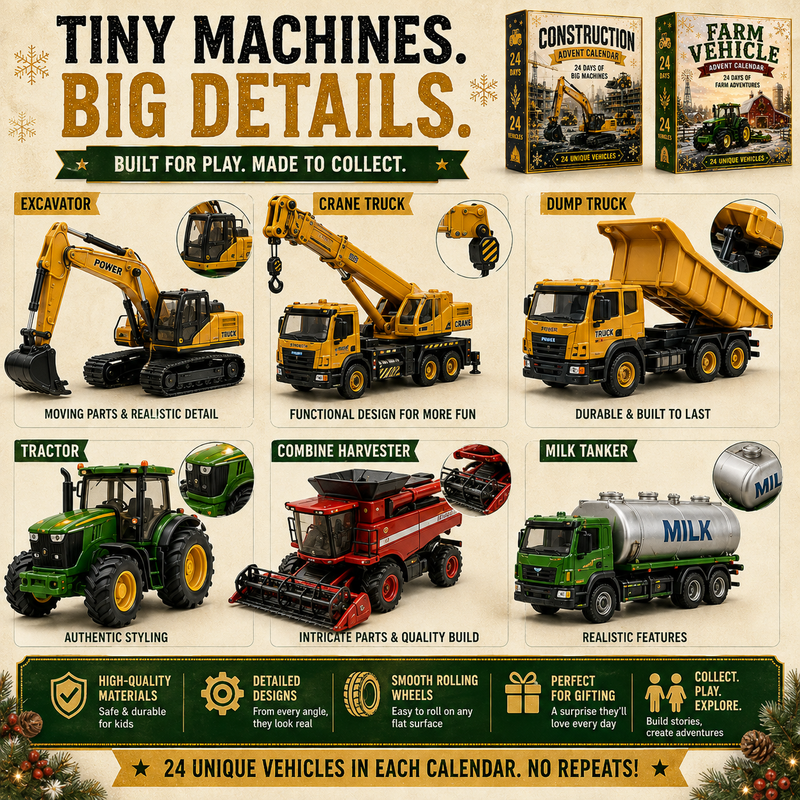 WonderWheels – 24-Day Vehicle Christmas Calendar