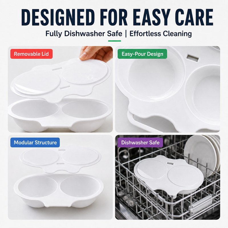 BreakfastPro – Dual-Cup Microwave Egg Cooker