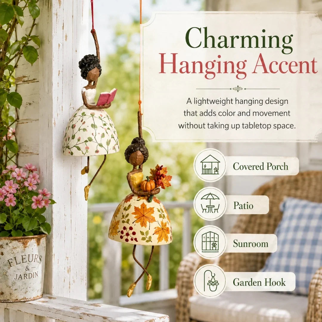 BreezyBelle – Whimsical Dancing Lady Hanging Ornament