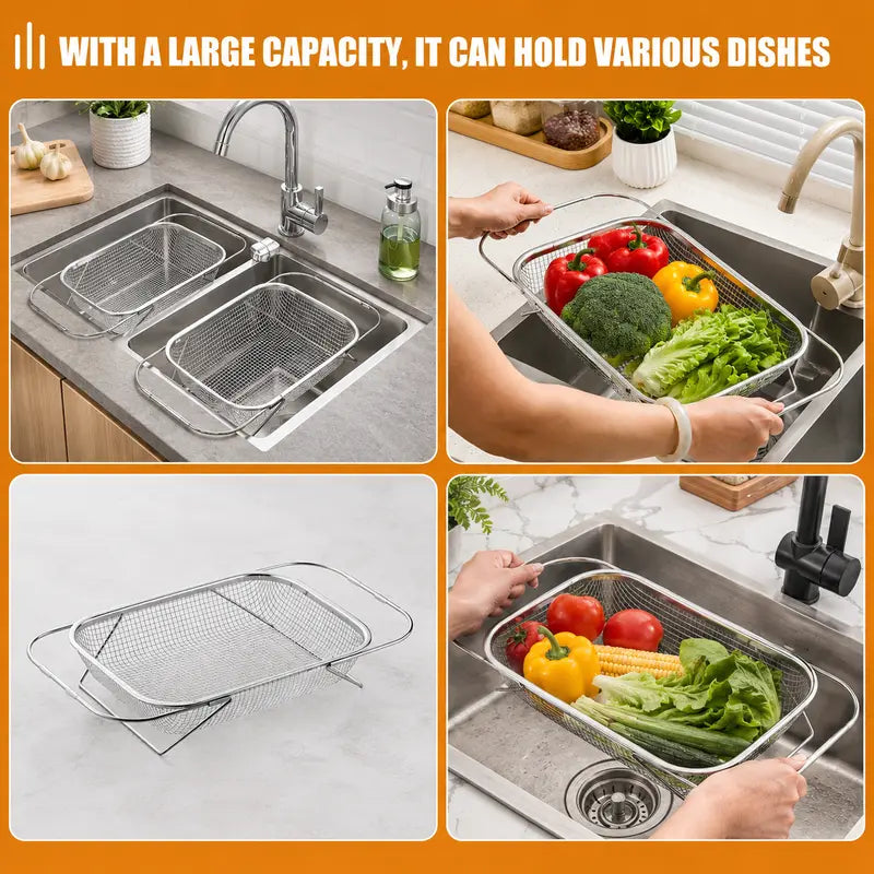 SinkMate – Expandable Over-the-Sink Strainer Basket