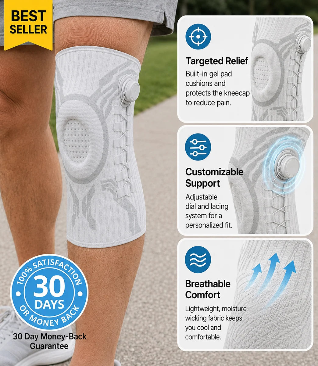 KneeGuard – Adjustable Knee Support Sleeve