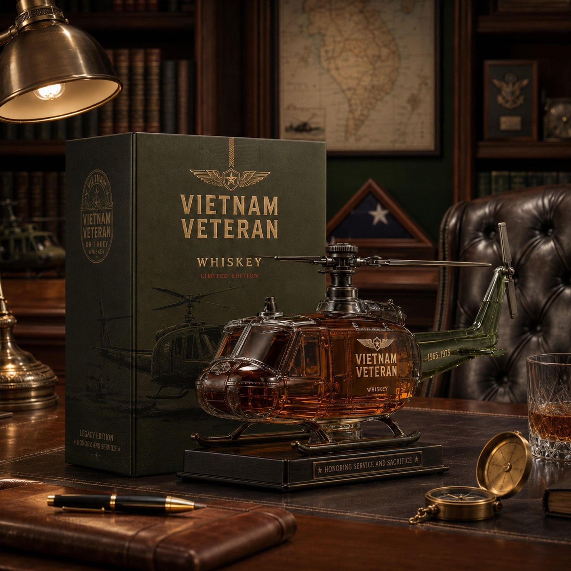 ValorReserve – Vietnam Veteran Tribute Whiskey Bottle