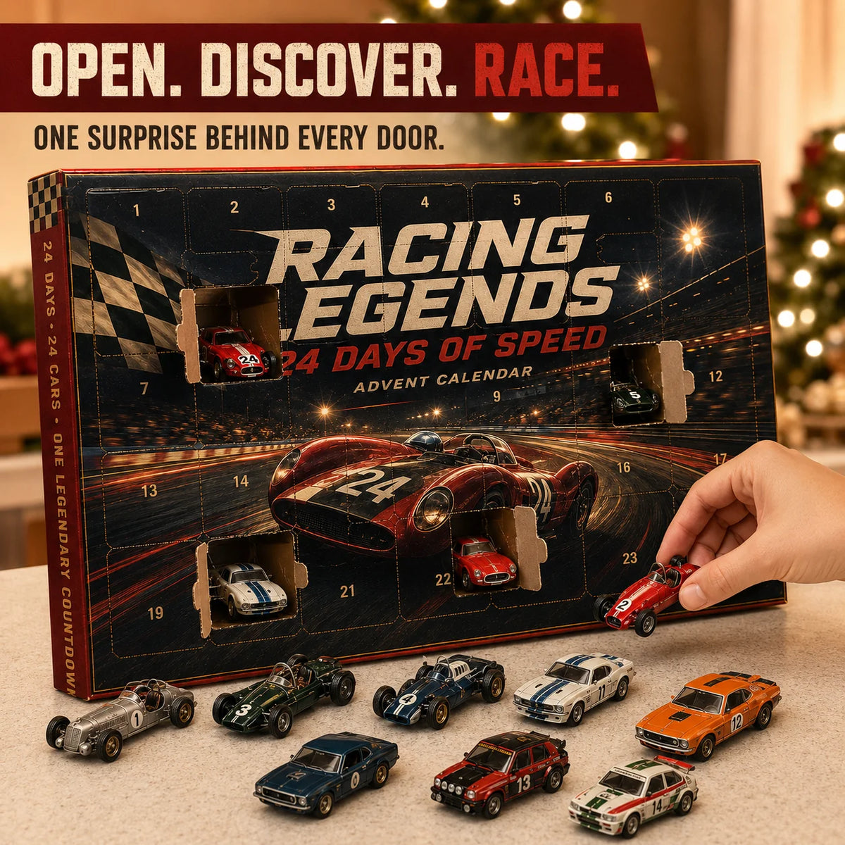 RaceVault – 24-Day Racing Legends Advent Calendar