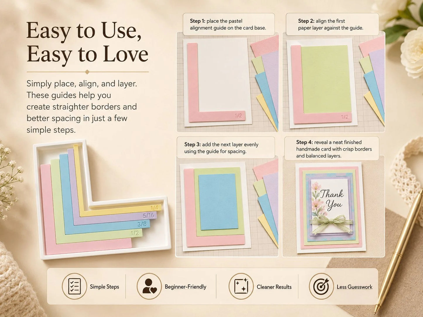 CraftAlign – Precision Card Guide Set