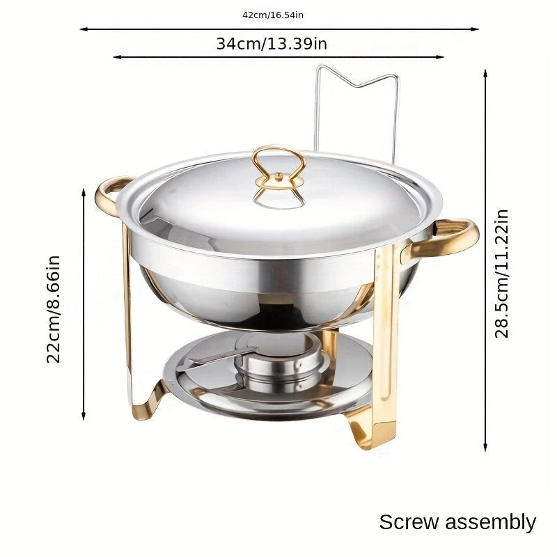 FeastGlow – Stainless Steel Chafing Dish Buffet Set