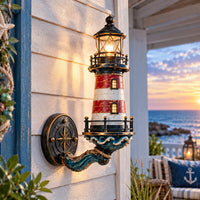 HarborLume – Vintage Coastal Lighthouse Wall Light