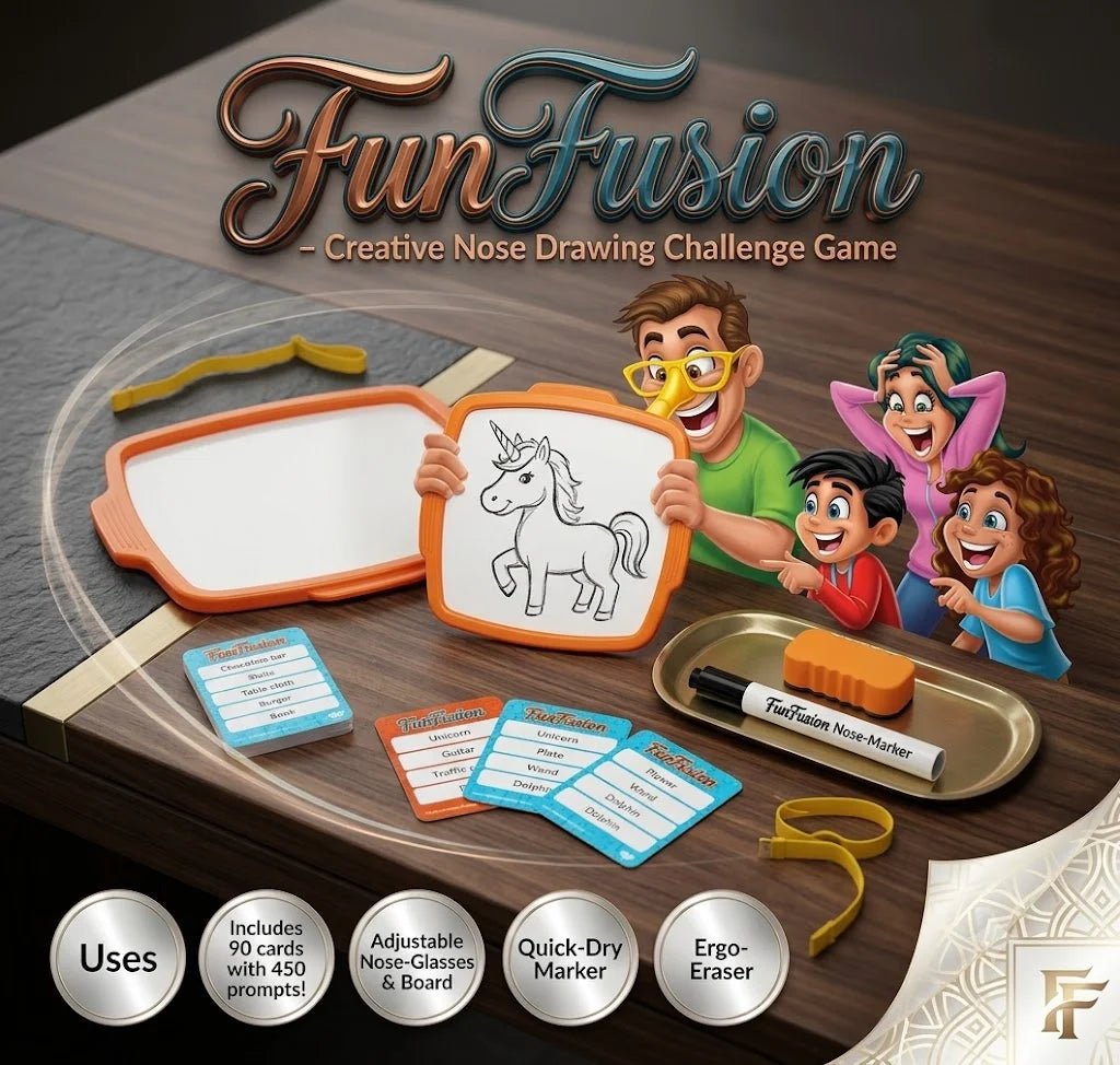 FunFusion – Creative Nose Drawing Challenge Game