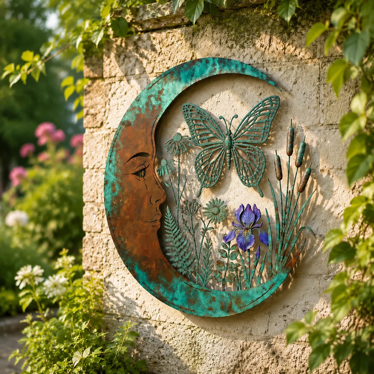 LunaBloom – Moon Fairy Wall Decor