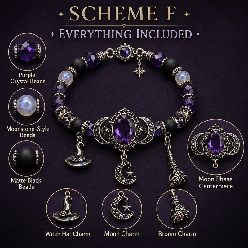 LunaCharm – Crystal Moon Bracelet
