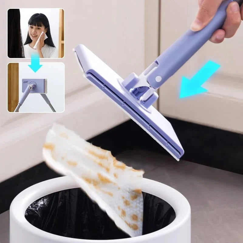 CleanGlide – Hands-Free Mini Cloth Changing Mop