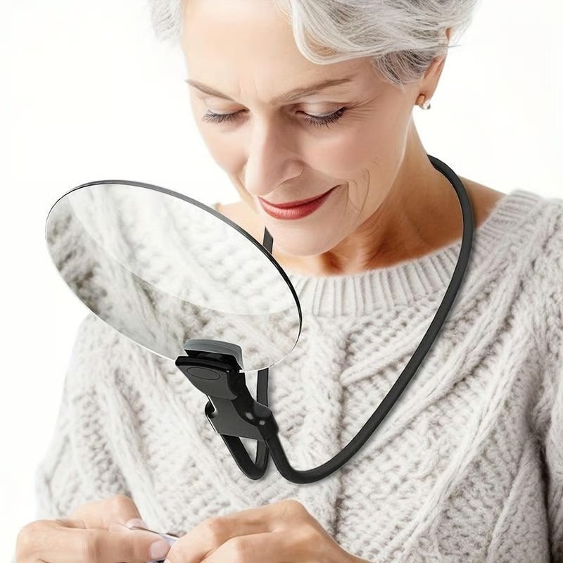 🔥Last Day 49% OFF - 👵🔎Designed for Seniors 5X Magnifying Glass with 4.33" Lens