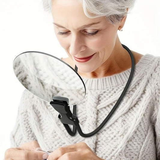 🔥Last Day 49% OFF - 👵🔎Designed for Seniors 5X Magnifying Glass with 4.33" Lens
