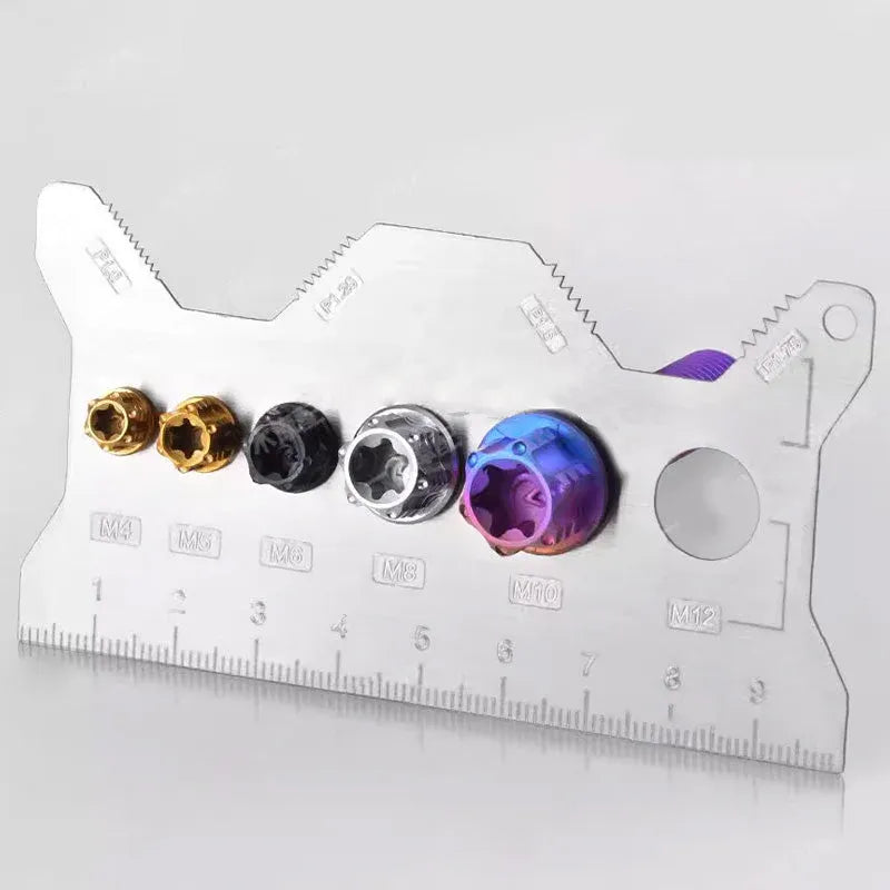SteelMeasure – Double-Sided Bolt Gauge Tool
