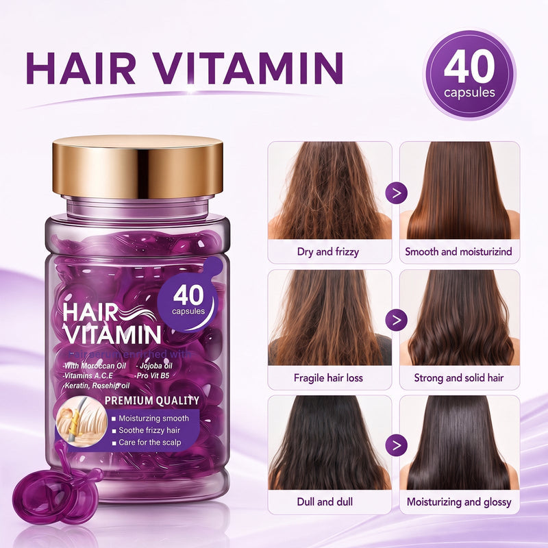 HairLuxe – Intensive Hair Smoothing Treatment Capsules