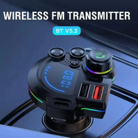 AutoPulse – Wireless Car Audio & Charging Adapter with RGB lights