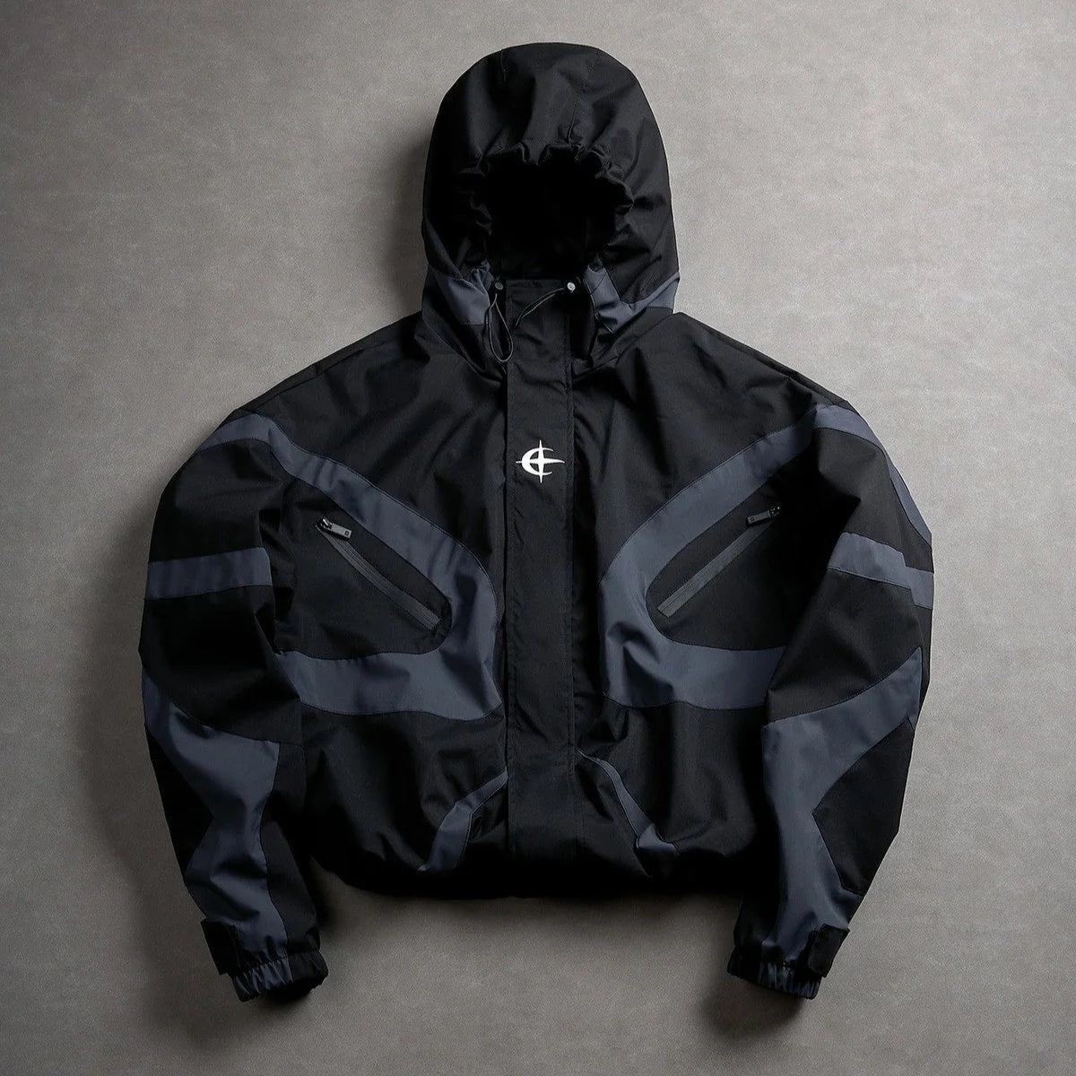 FluxGuard – Futuristic Urban Performance Windbreaker