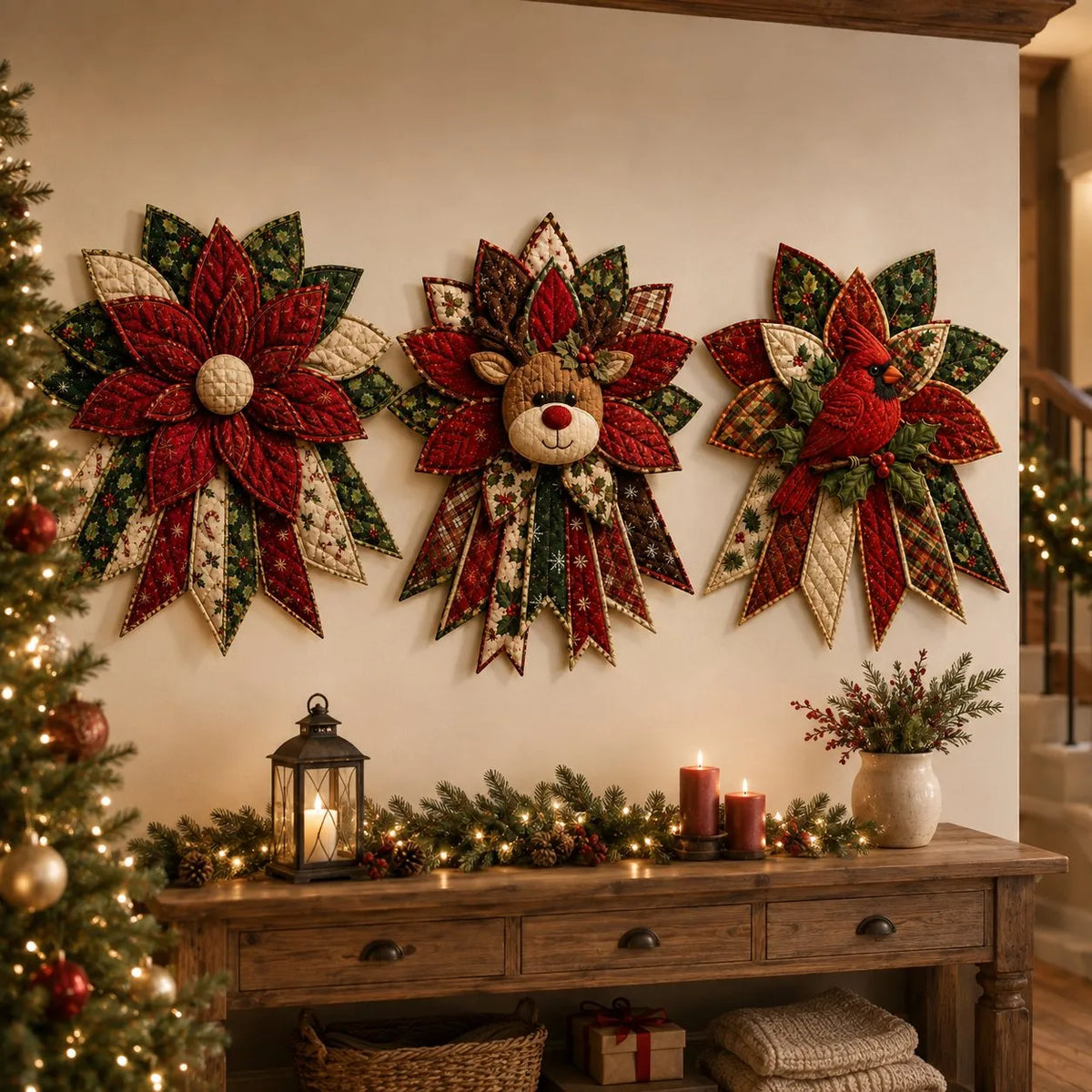 QuiltMuse – Christmas Character Door Hanger Sewing Kit