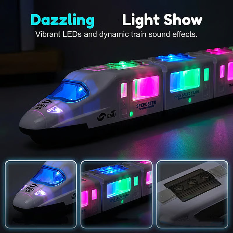 TurboTrack – Interactive Electric Bullet Train Adventure Toy